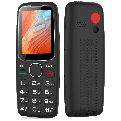 Mobilni telefon Meanit Senior 10 plus crni