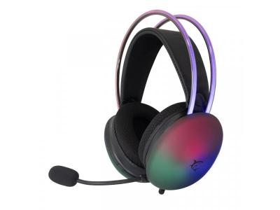 Slušalice sa mikrofonom White Shark FIREFLY 50mm/Multiplatform/RGB/Crna