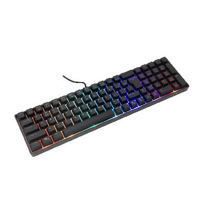 Tastatura White Shark GLADIUS Full Layout/Membranska/RGB/US/Crna