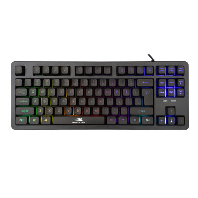 Tastatura Baracuda KRILL 87/Membranska/RGB/Crna/US