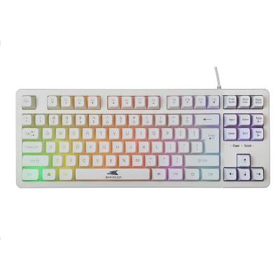Tastatura Baracuda KRILL 87/Membranska/RGB/Bela/US