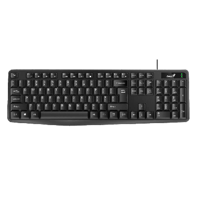 Genius KB-117, BLK, SER, USB