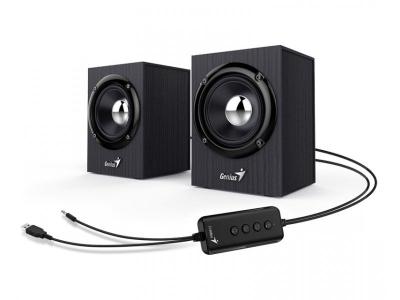 Genius Zvučnici SP-HF385BT, Wood, Black Gray