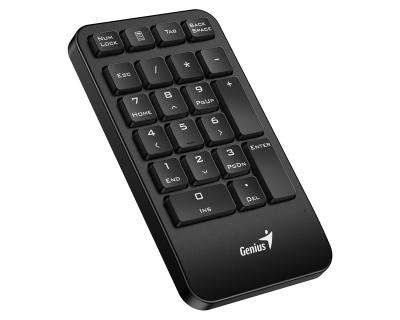 Genius NUMPAD 1000, AI, 2,4GHz, Tastatura numerička, Crna, USB