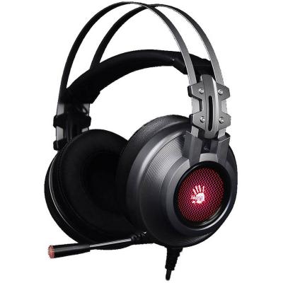 A4Tech A4-G525 Bloody Gejmerske slušalice sa mikrofonom 7.1 Surround 50mm/16ohm color LED CH USB, Crne