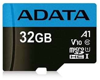 Micro SD Card 32GB AData + SD adapter AUSDH32GUICL10A1-RA1/ class 10