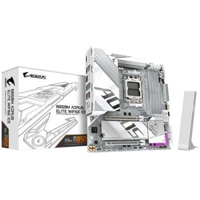 Matična ploča AM5 Gigabyte B850M Aorus Elite WIFI 6 Ice DDR5 DP/MI/M.2