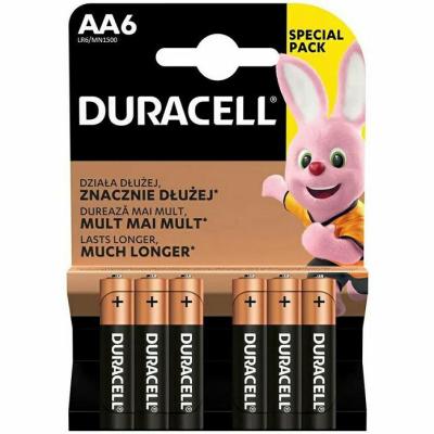 Baterija Duracell Basic AA 1/6 pakovanje