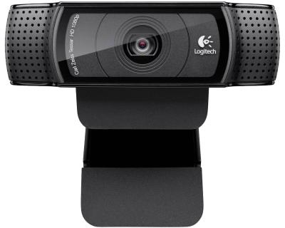 Logitech C920 HD Pro Webcam, Black