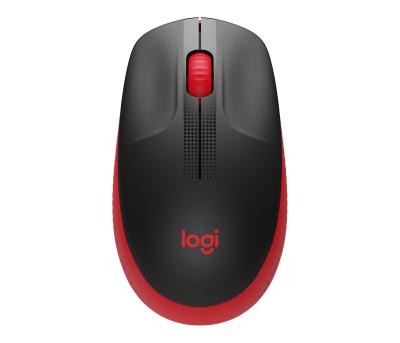 Logitech M190 Full Size Wireless Mouse Red