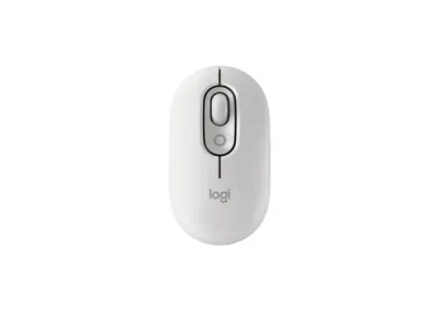 Logitech POP Mouse with emoji - Off White