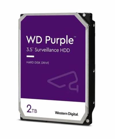 Hard disk 2TB SATA3 Western Digital Caviar 64MB WD23PURZ Purple
