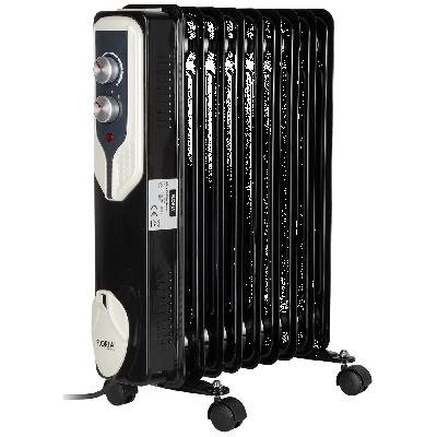 Floria ZLN3659 Uljani radijator 2000W 9 rebara, Crni
