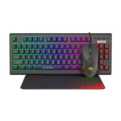 Tastatura + Miš + Podloga Marvo Scorpion CM310 Crna