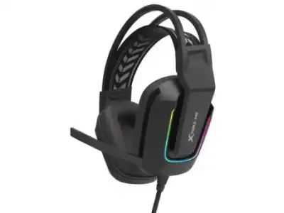 Slušalice sa mikrofonom Xtrike GH712 RGB 3.5 mm crne