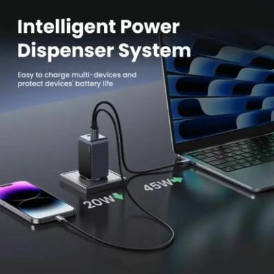 UGREEN X553 Nexode Pro mrežni punjač 65W (2x USB-C + 1x USB-A) Sivi