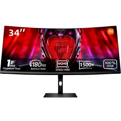 Xiaomi G34WQi Gaming monitor 34" 3440 x 1440 180 Hz HDR10, Crni