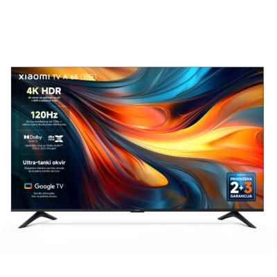 Xiaomi A65 Televizor 65" 4K UHD Google TV 2026, Crni