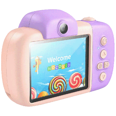 Hoco. DV201 Dečija kamera 2" IPS LCD 32 MPx FullHD microSD, Pink