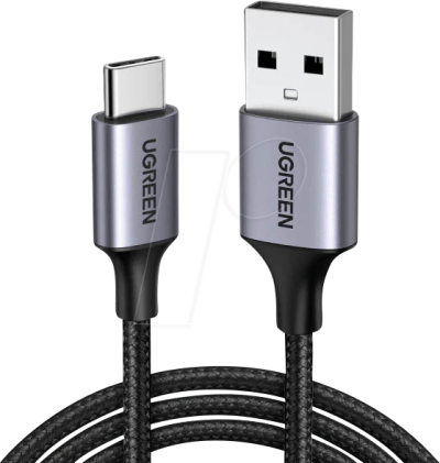 Ugreen 60126 Kabl USB-A na USB-C QC 3.0 3A 1m, Sivi