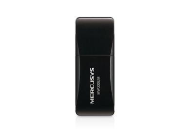 Wireless USB mrežna kartica Mercusys MW300UM N300/2.4GHz/mini usb