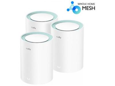 Cudy M1300 AC1200 Ruter Dual Band Whole Home Wi-Fi Mesh System, Beli