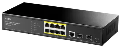 Cudy GS2008S2 Mrežni ruter 8-Port 2 sloja Managed Gigabit Switch 2 Gigabit SFP Slota