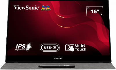ViewSonic TD1655 Monitor 15.6" 1920x1080px IPS 60Hz USB-C HDMI