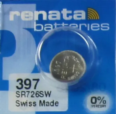 Renata 397 Dugme baterija za sat 1.55V