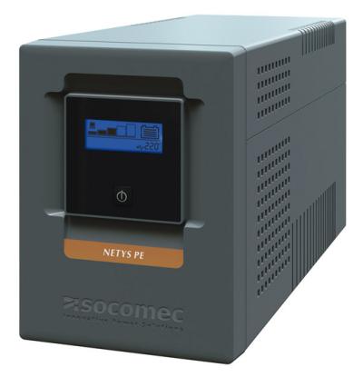 UPS Socomec NeTYS PE 1500VA/900W 230V 50/60Hz AVR, Step wave, LCD displej, RJ45, 1xUSB