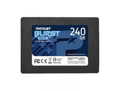 SSD 2.5 SATA3 6Gb/s 240GB Patriot Burst Elite 450MBs/320MBs PBE240GS25SSDR