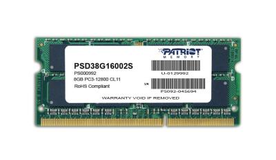 Memorija SODIMM DDR3 8GB 1600MHZ Patriot Signature PSD38G16002S
