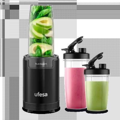 Blender Ufesa Nutriboom BS2500/crni/3 posude/snaga 900W