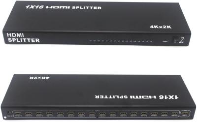 HDMI spliter 1x16 12V/3A ver.1.4 KT-HSP-1.16