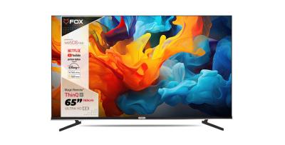 Fox 65WOS626D Televizor Ultra HD WebOS Smart, Crni