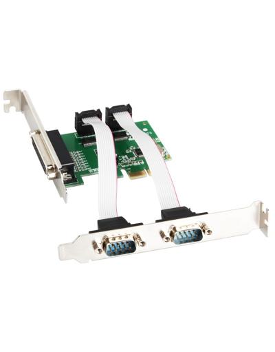 Kartica PCI-E kontroler 2 x serial RS232 + 1 parallel E-Green