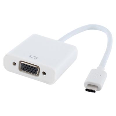 Adapter USB 3.1 Tip C - VGA M/Ž e-Green beli