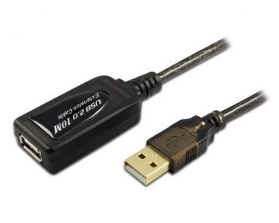 Kabl USB A - USB A m/f produžni sa pojačivačem 10m
