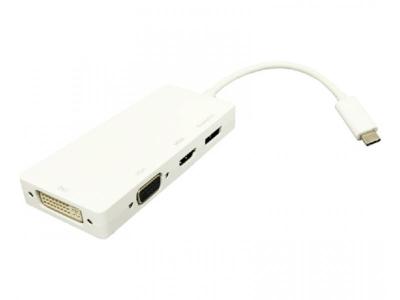 Adapter koverter USB Tip C 3.2 - Displayport/HDMI/VGA E-Green