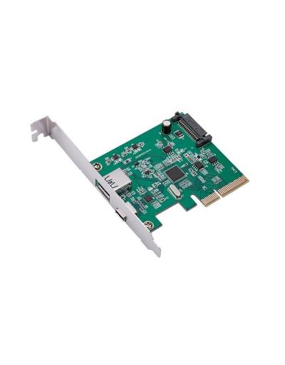 PCI-e kartica USB 3.1 Tip-A+USB-C E-Green