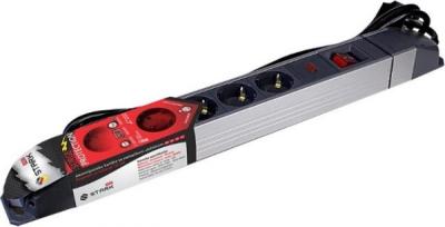 Produžni kabl sa prenaponskom zaštitom Stark Pro Alu 5 utičnica, 5m