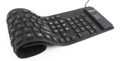 Gembird tastatura USB + PS/2 QWERTY, Crno