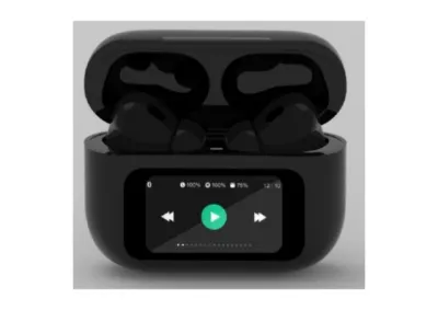 Gembird TWS-LCD-ANC-01-BK Slušalice Bluetooth V5.1 TWS LCD display Active Noise Cancelling, Crne