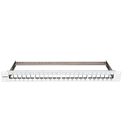 Patch panel Schrack 19/1U za 24 modula prazan HSER0240GS