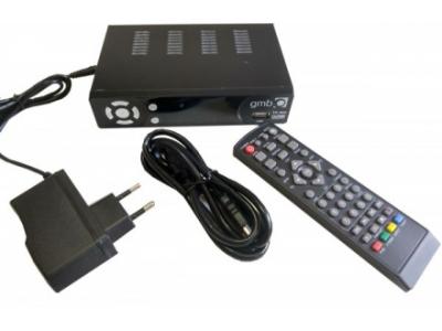 Gembird GMB-T2-404 Digitalni risiver DVB-1 / T2 Full HD USB RF, Crni