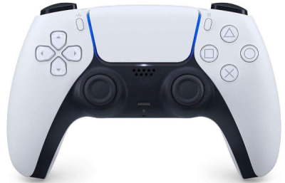 Gembird JPD-PS5 Bežični gamepad PC/PS5 Vibracija Zvučnik 3,5mm touchpad trigger, Greey-White