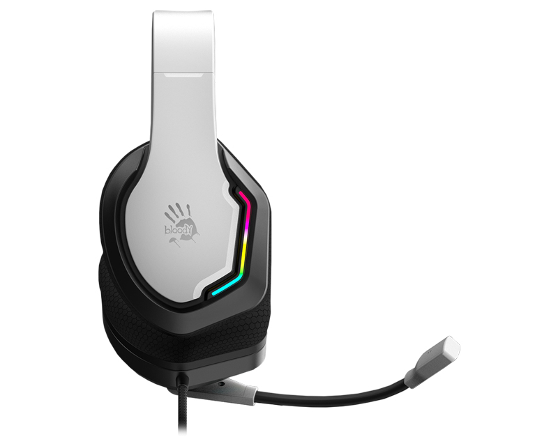 A4tech G260P Bloody Neon Gaming 3.5mm & USB bele slušalice, Bele
