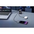 Ugreen CD361 Nexode RG Uno GaN punjač 65W (2x USB-C + 1x USB-A), Crni