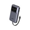 UGREEN PB511 Uno power bank 10000mAh 30W 2x USB-C + 1x USB-A, Sivi