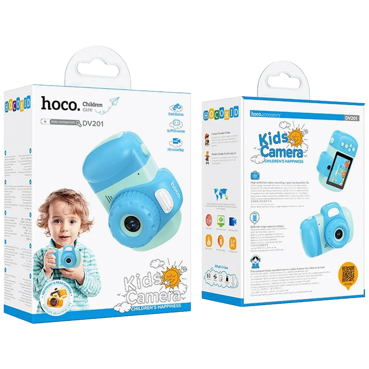 Hoco DV201 Dečija kamera 2" IPS LCD 32 MPx FullHD microSD, Plava